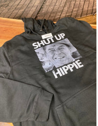 Thumbnail for Shut Up Hippie Hoodie - Greater Half