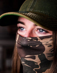 Thumbnail for Brushstroke Camo Face Defender - Greater Half