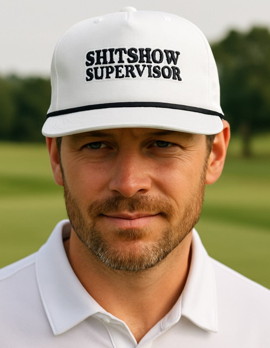 Shitshow Supervisor Cotton/Nylon Rope Hat Hat Greater Half