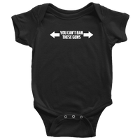 Thumbnail for You Can't Ban These Guns Onesie - Greater Half