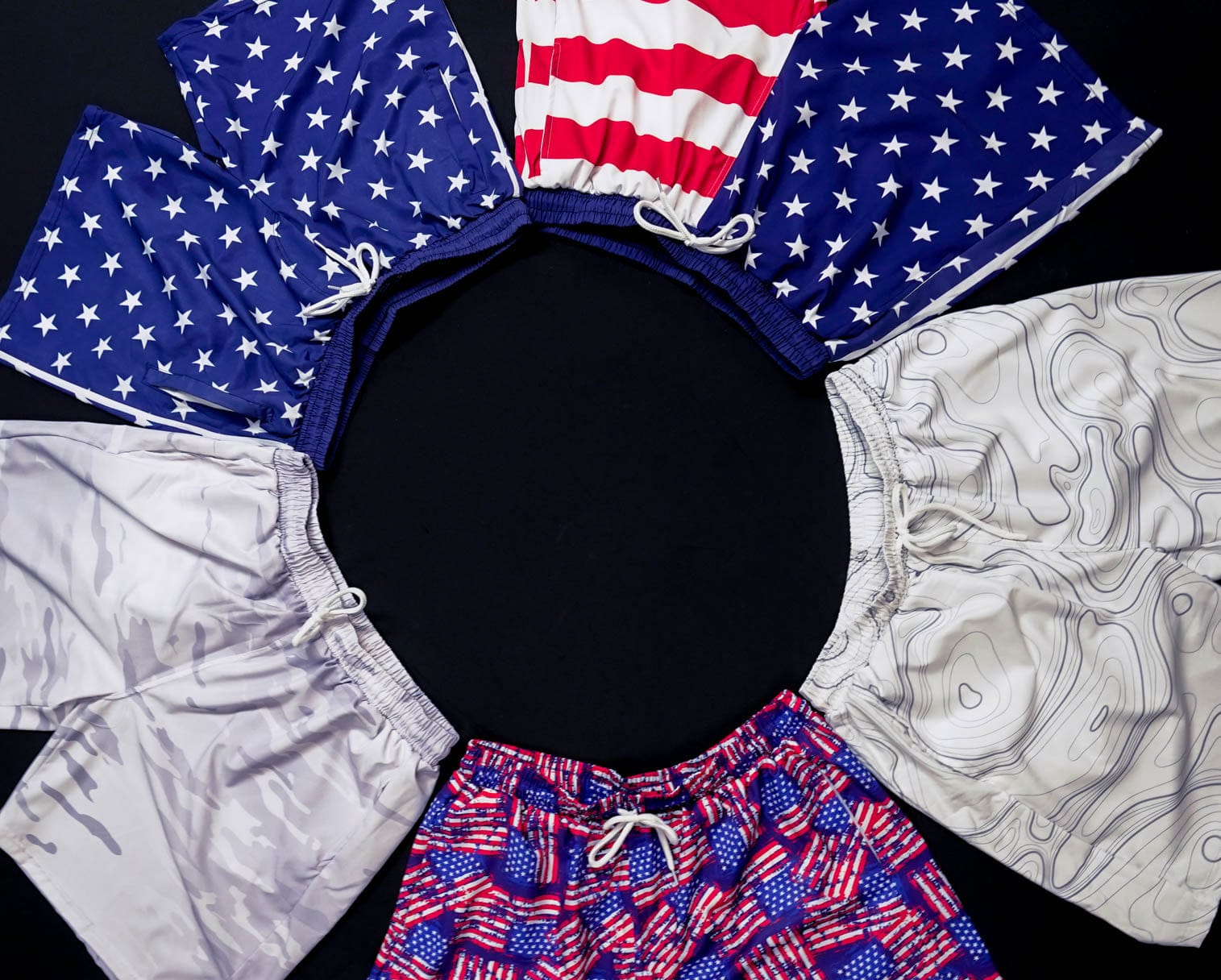 Thumbnail for American Flag Swim Trunks - Greater Half