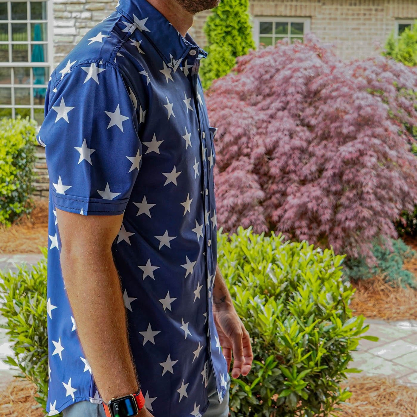 Thumbnail for Star Spangled Button Down - Greater Half