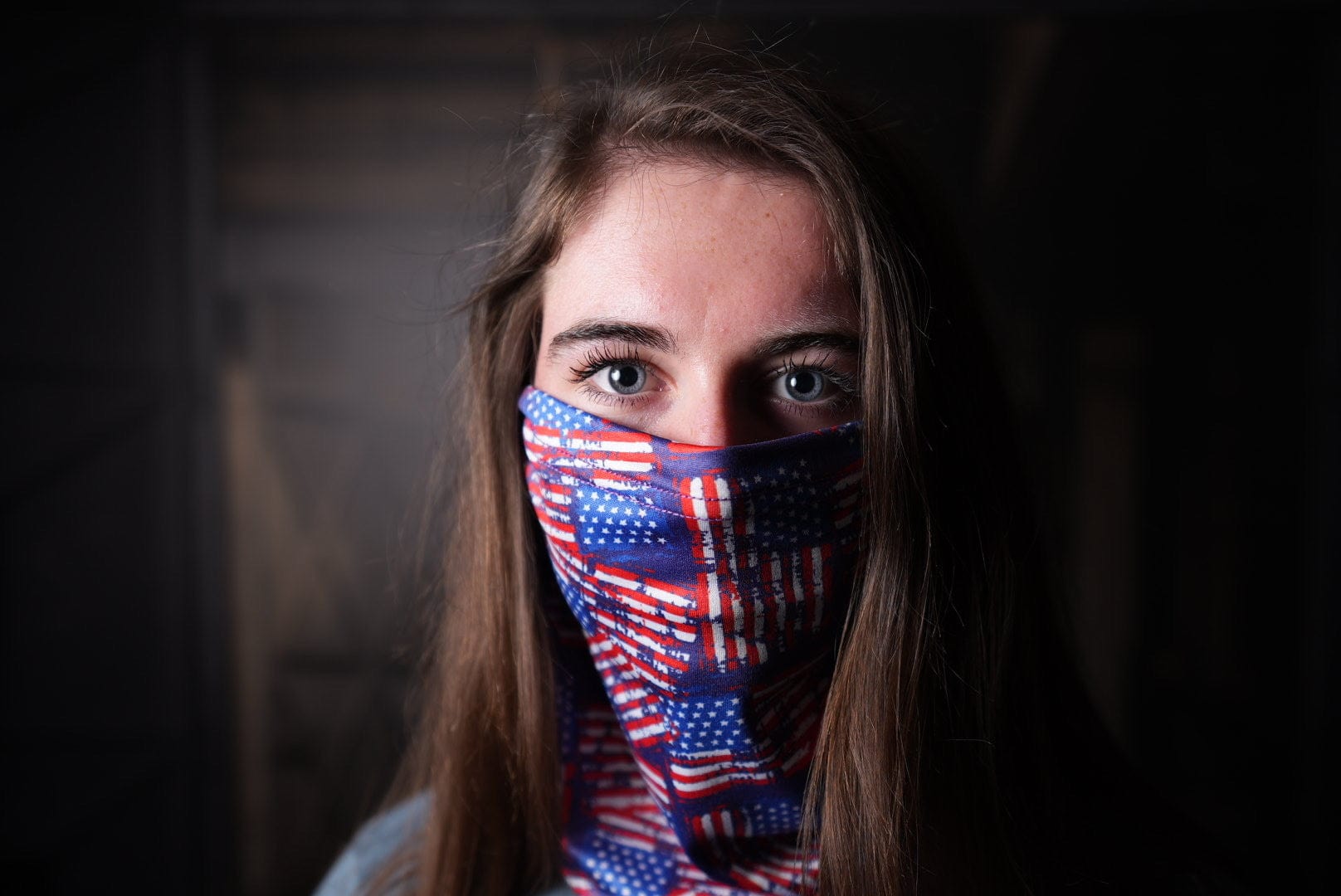 Thumbnail for Distressed Flag Face Defender - Greater Half