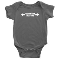Thumbnail for You Can't Ban These Guns Onesie - Greater Half