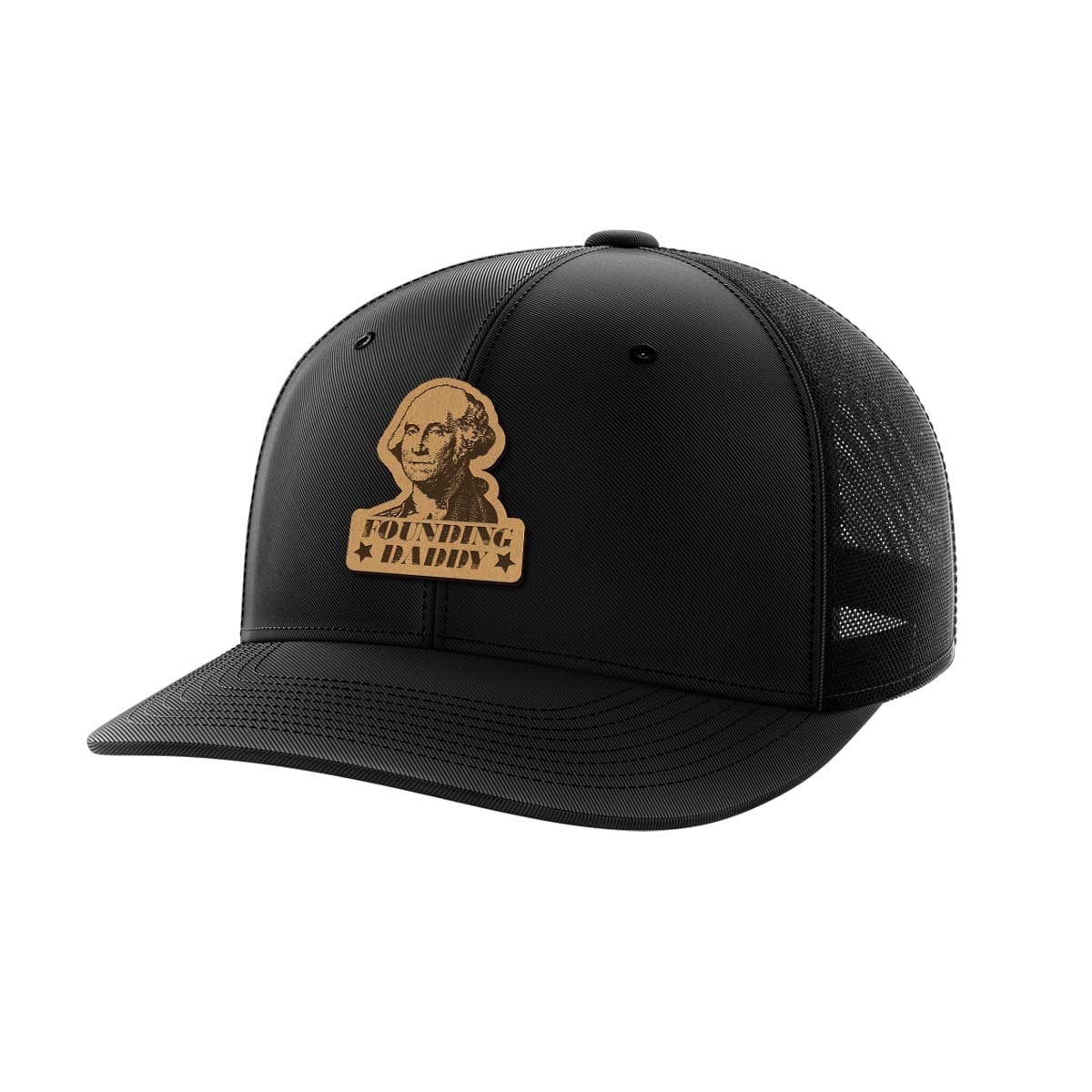 Thumbnail for Founding Daddy Leather Patch Hat - Greater Half