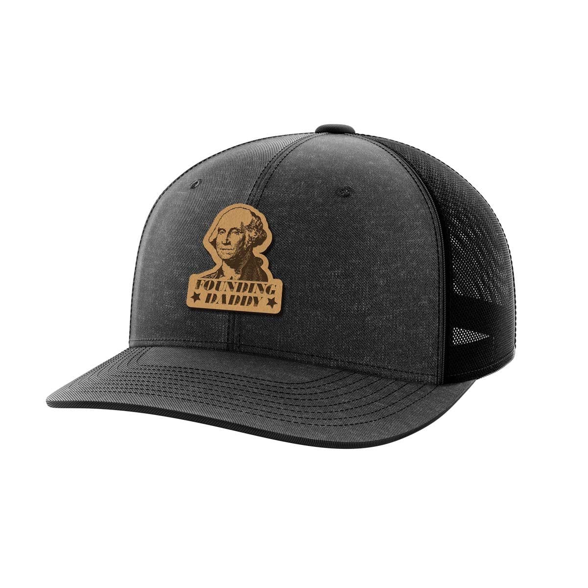 Thumbnail for Founding Daddy Leather Patch Hat - Greater Half