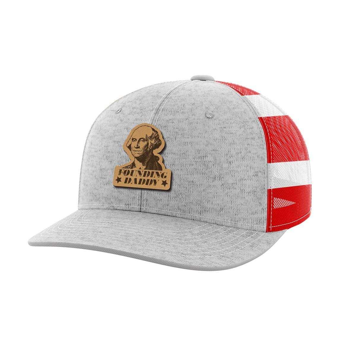 Thumbnail for Founding Daddy Leather Patch Hat - Greater Half