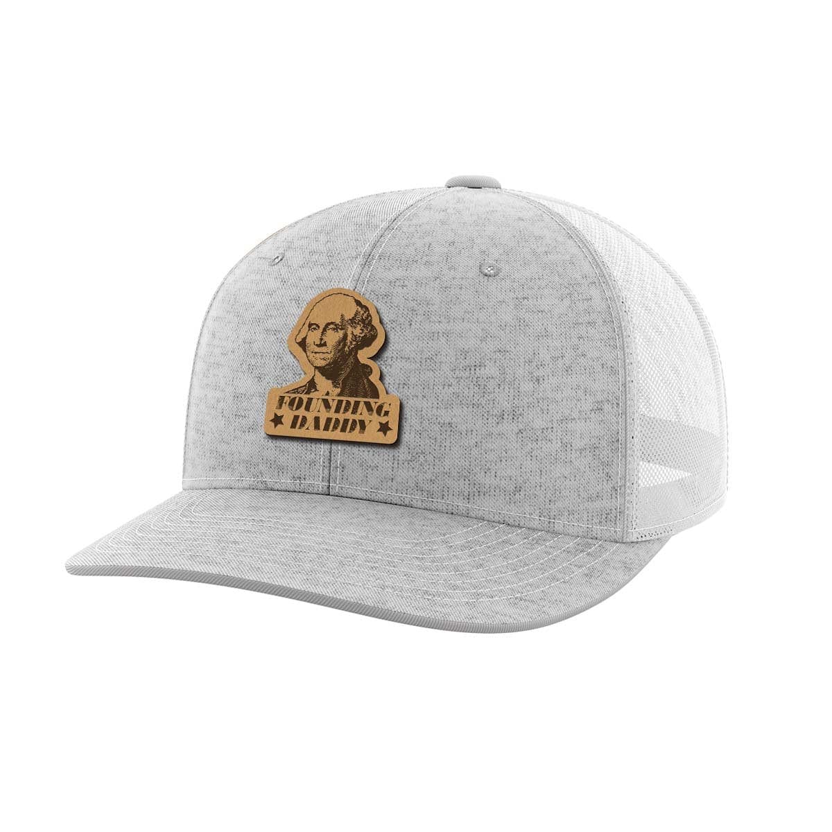 Thumbnail for Founding Daddy Leather Patch Hat - Greater Half