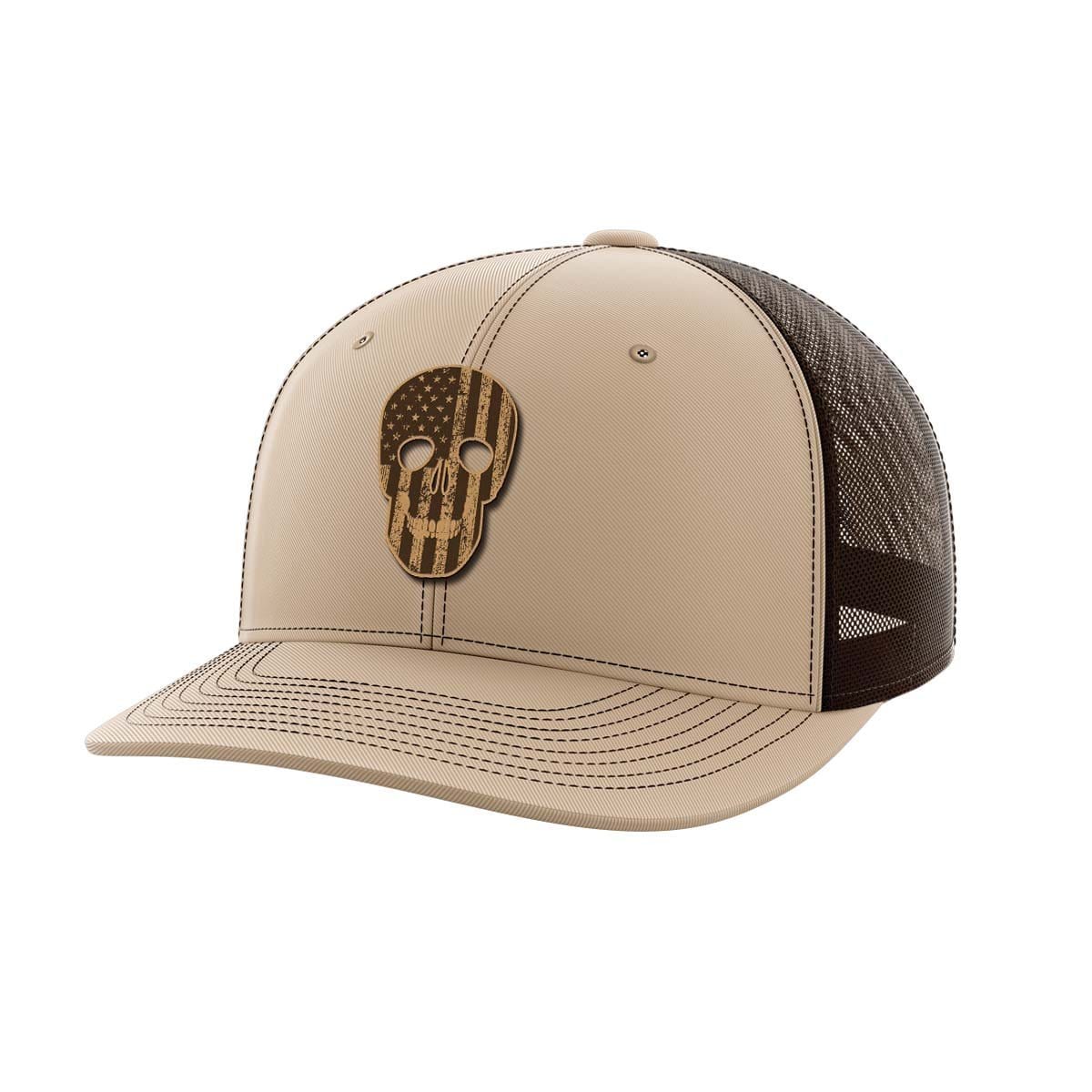 Thumbnail for Skull Flag Leather Patch Hat - Greater Half