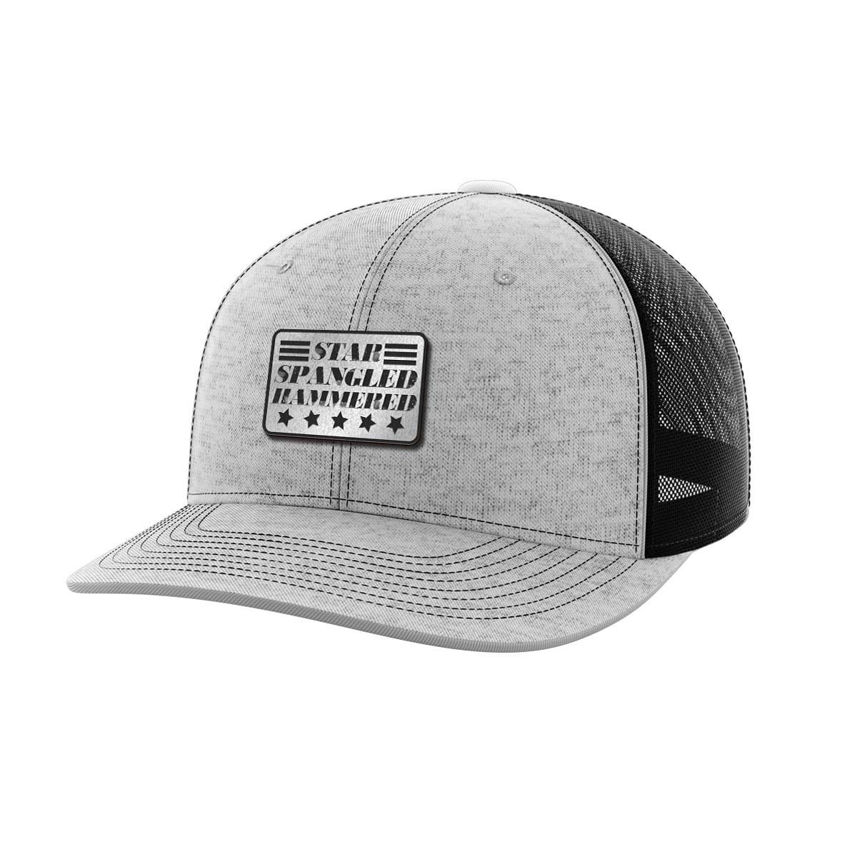 Thumbnail for Star Spangled Hammered Black Patch Hat - Greater Half