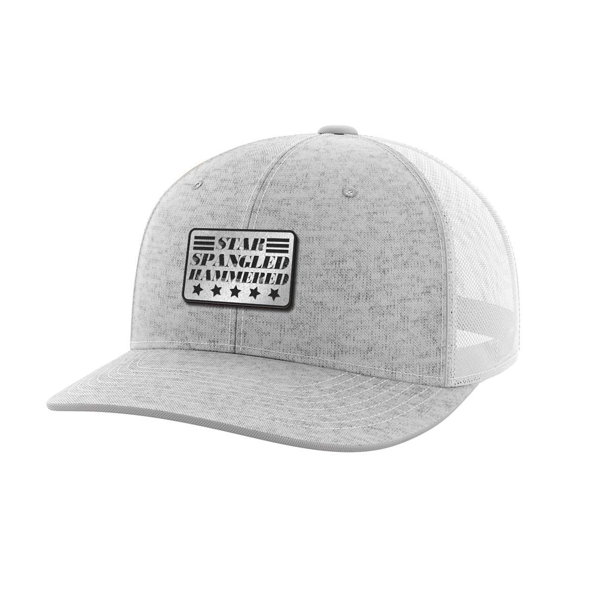 Thumbnail for Star Spangled Hammered Black Patch Hat - Greater Half