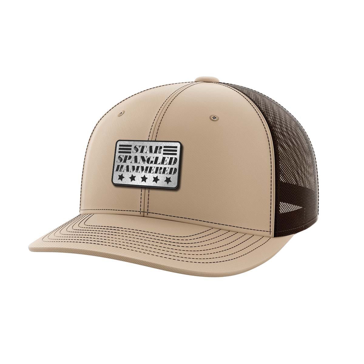 Thumbnail for Star Spangled Hammered Black Patch Hat - Greater Half