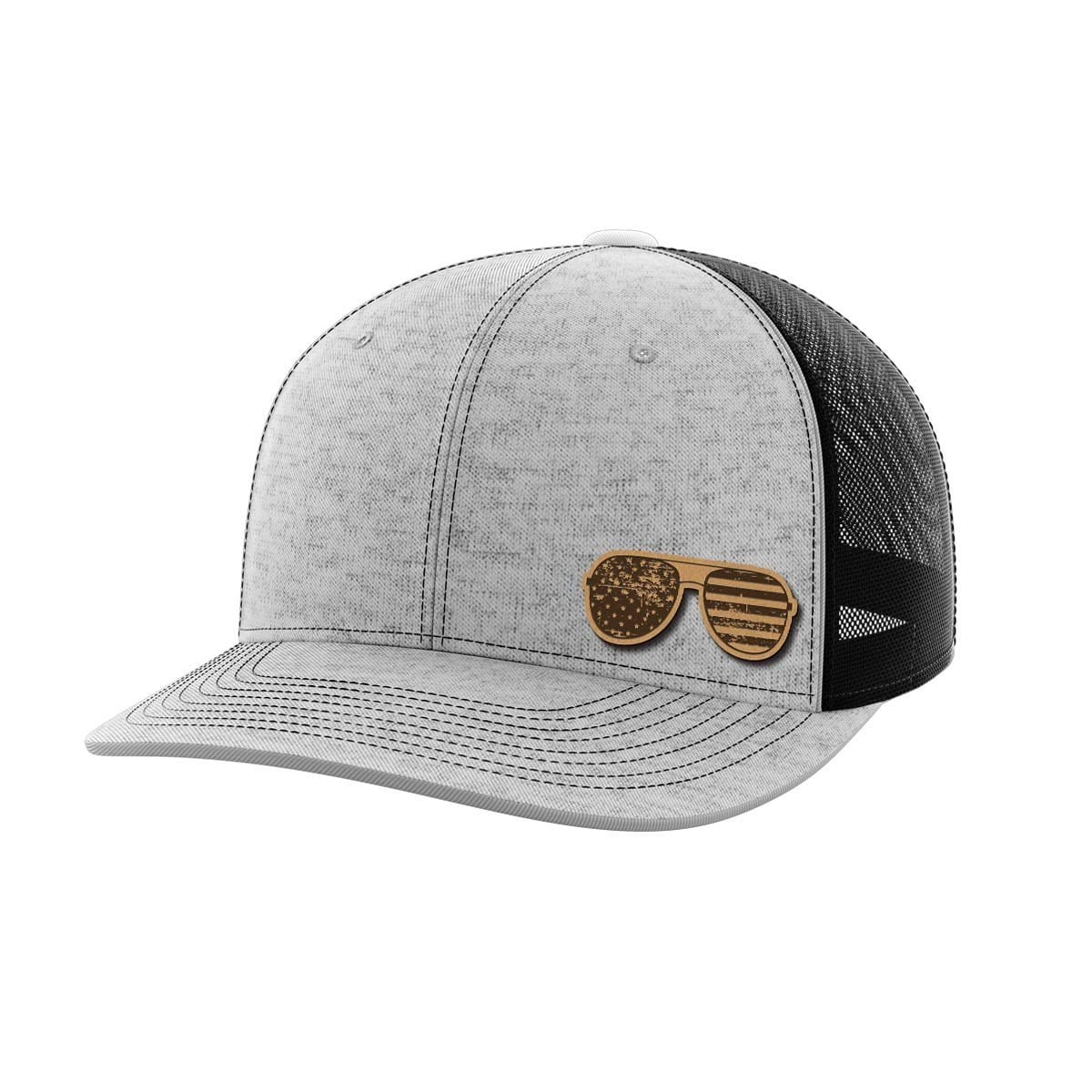 Thumbnail for Sunglasses Leather Patch Hat - Greater Half