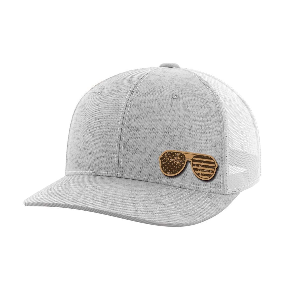Thumbnail for Sunglasses Leather Patch Hat - Greater Half