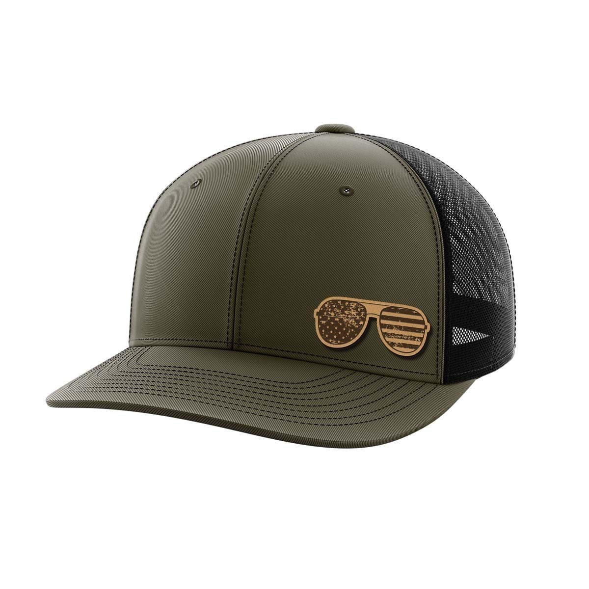 Thumbnail for Sunglasses Leather Patch Hat - Greater Half