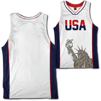 Thumbnail for Custom USA Basketball Jersey - Greater Half