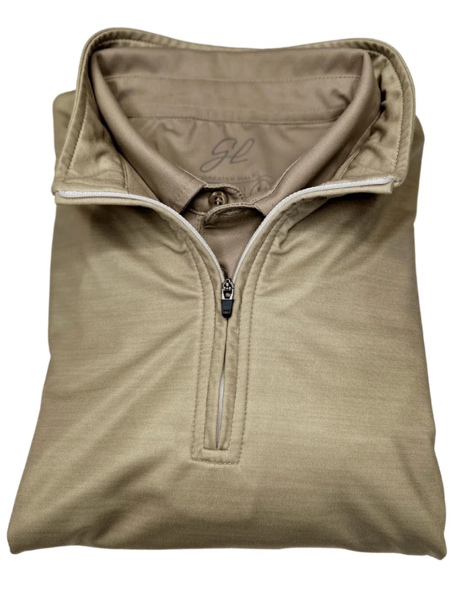 Heathered Quarter Zip Quarter Zip Pullover Greater Half