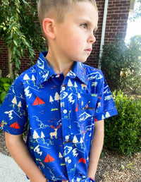 Thumbnail for Campfire Youth Button Down - Greater Half