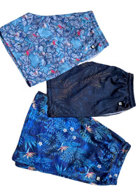 Thumbnail for Tropical Entanglement Swim Trunks - Greater Half