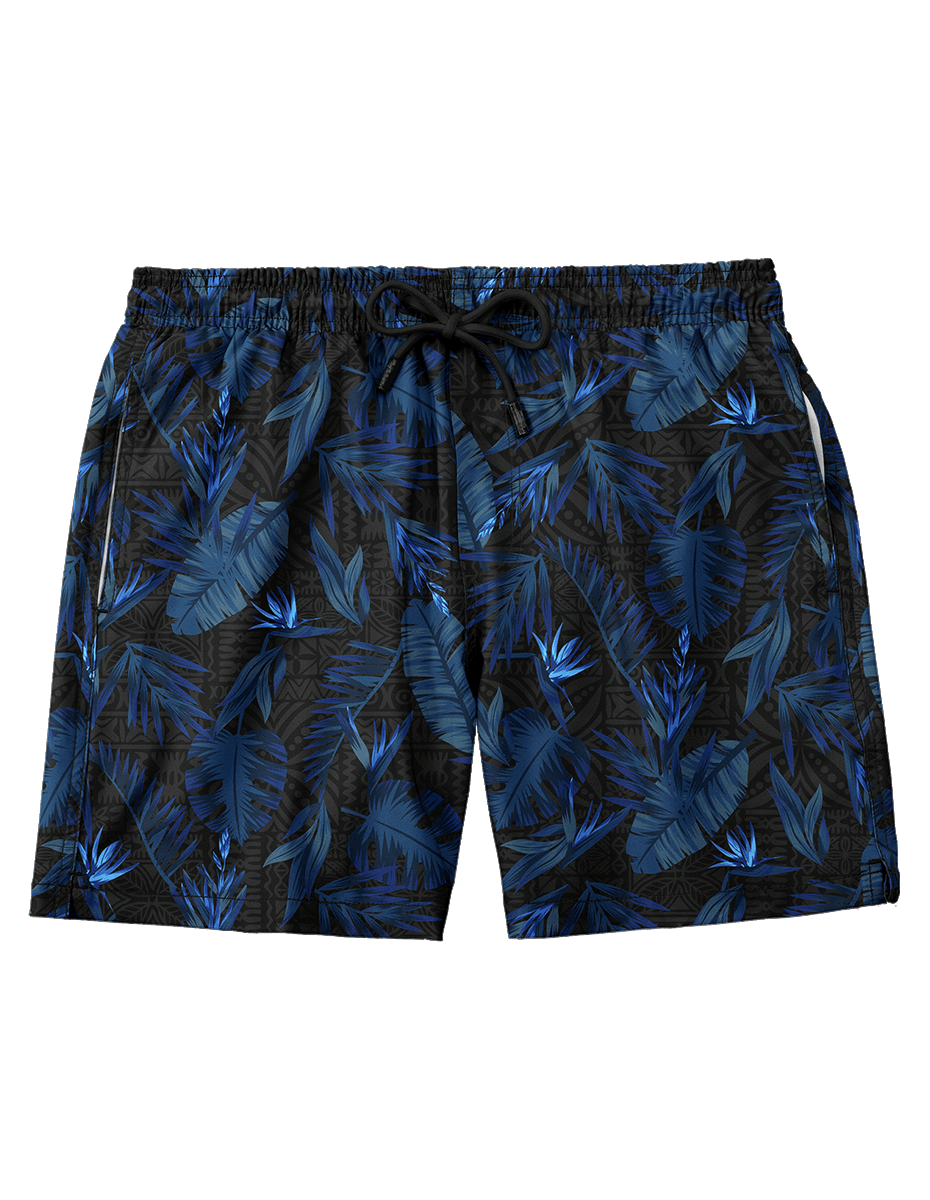 Tribal Flower Swim Trunks - Greater Half