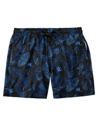 Thumbnail for Tribal Flower Swim Trunks - Greater Half