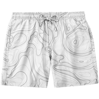 Thumbnail for White Topo Swim Trunks - Greater Half