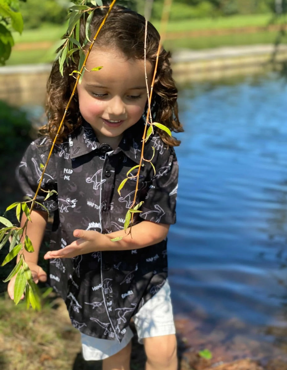 Dinosaur Youth Button Down - Greater Half