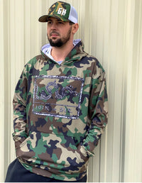 Thumbnail for Join Or Die Woodland Camo (Flat Hem) - Greater Half