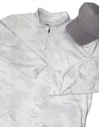 Thumbnail for Black Camo Quarter Zip - Greater Half