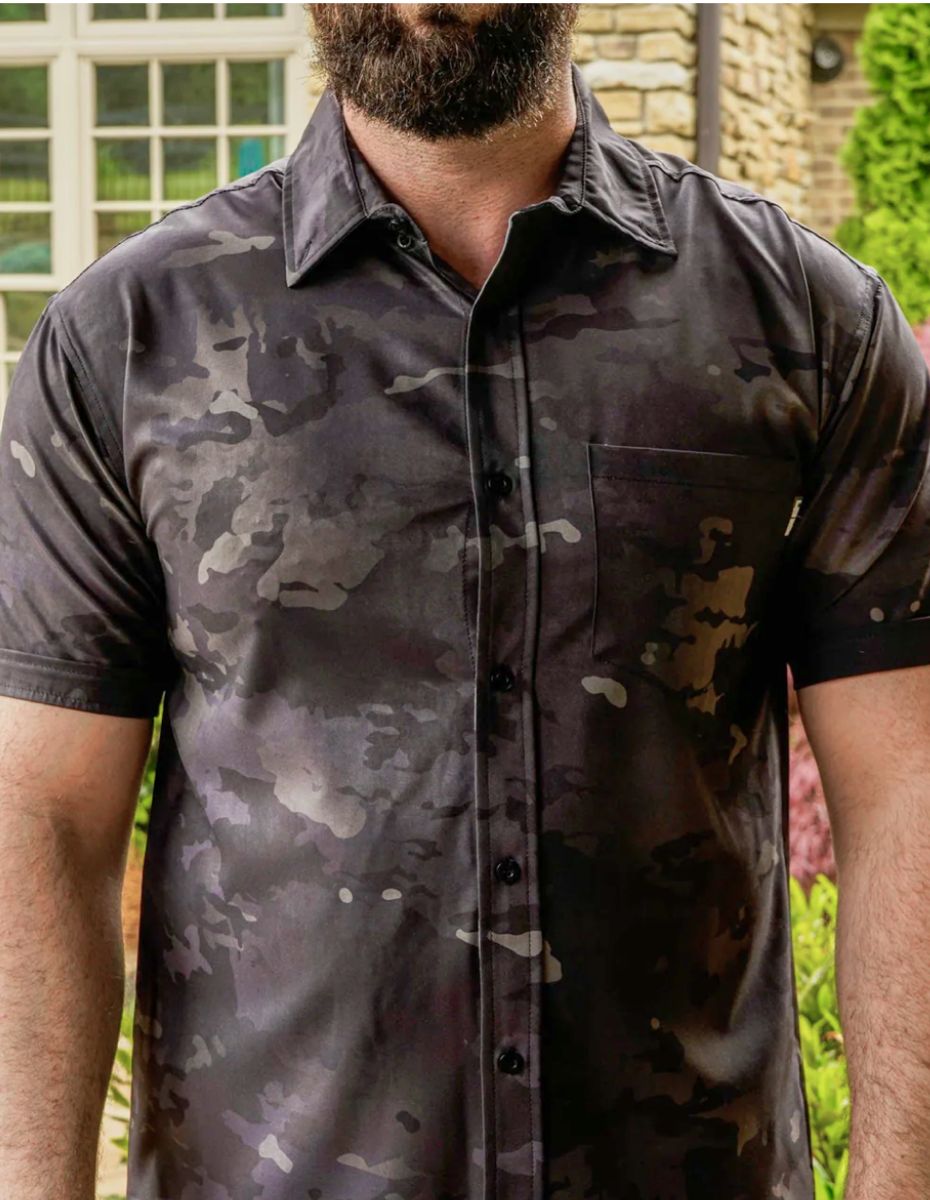 Night Ops Camo Button Down - Greater Half