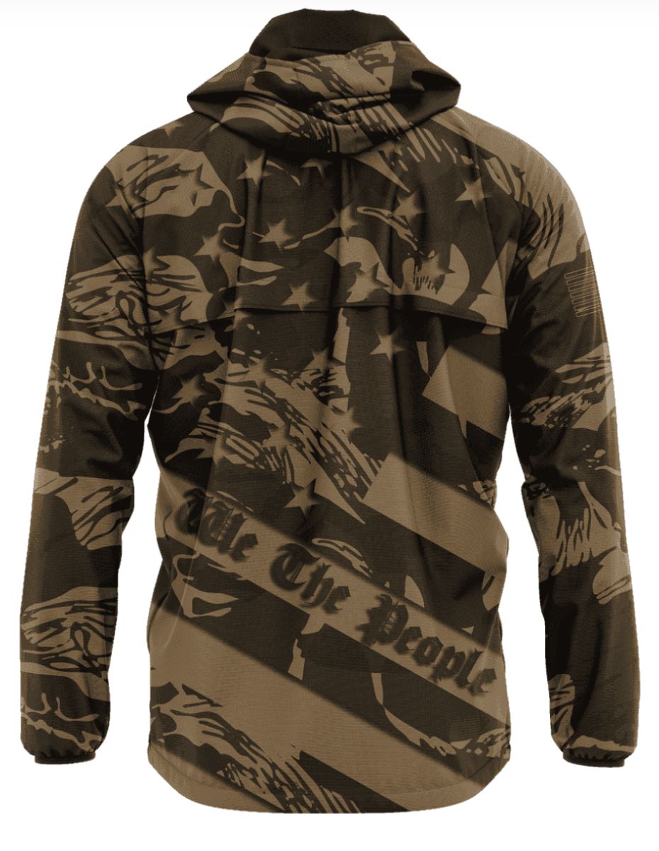 Brushstroke We The People - Rain Jacket - Greater Half