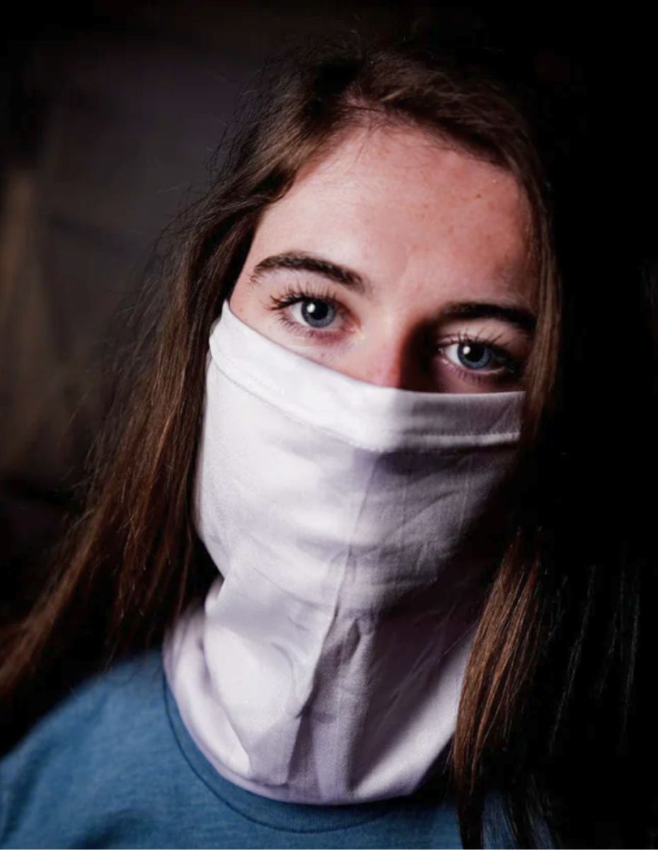 Arctic Camo Face Defender - Greater Half