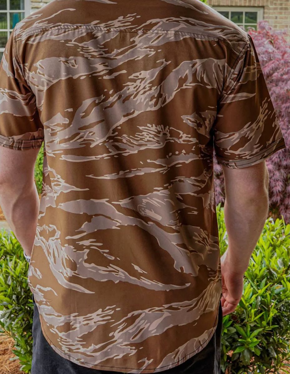 Desert Tiger Camo Button Down - Greater Half