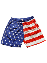 Thumbnail for American Flag Swim Trunks - Greater Half