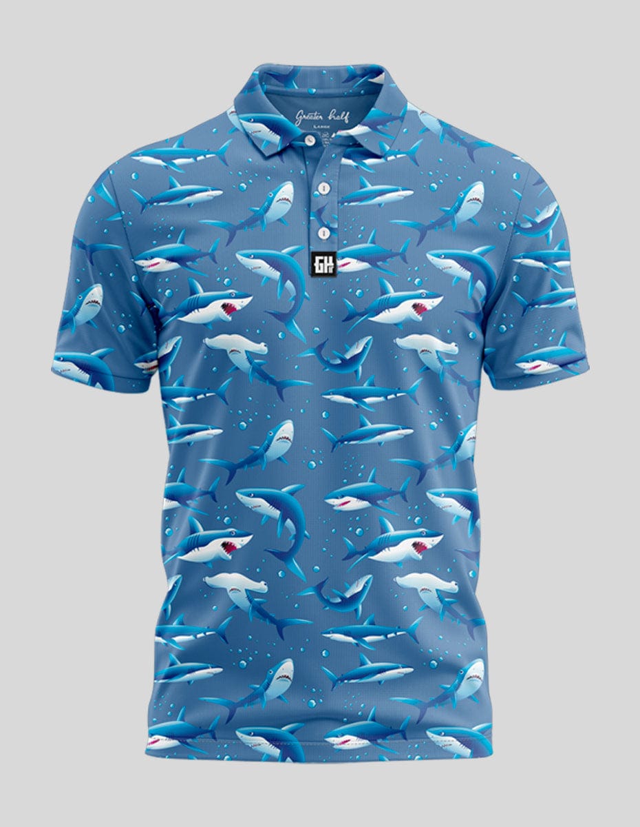 Sharks Polo Golf Polo Greater Half S