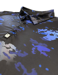 Thumbnail for Sky Blue Camo Polo Golf Polo Greater Half