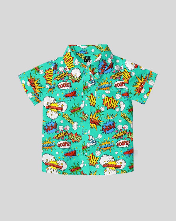 Comic Book Youth Button Down - Greater Half