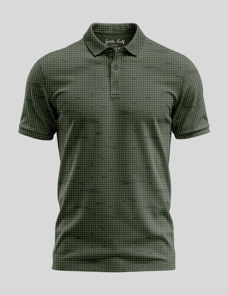 Desert Night Camo Polo Golf Polo Greater Half S