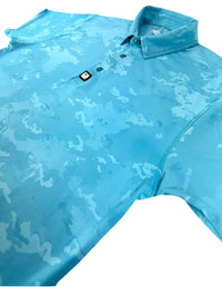 Thumbnail for Grey Camo Polo Golf Polo Greater Half