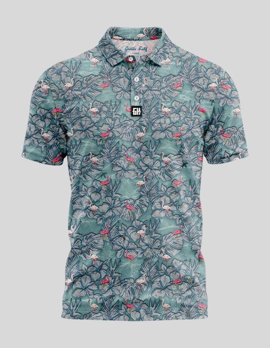 Wild Mingos Polo Golf Polo Greater Half S Light Blue