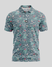Thumbnail for Wild Mingos Polo Golf Polo Greater Half S Light Blue
