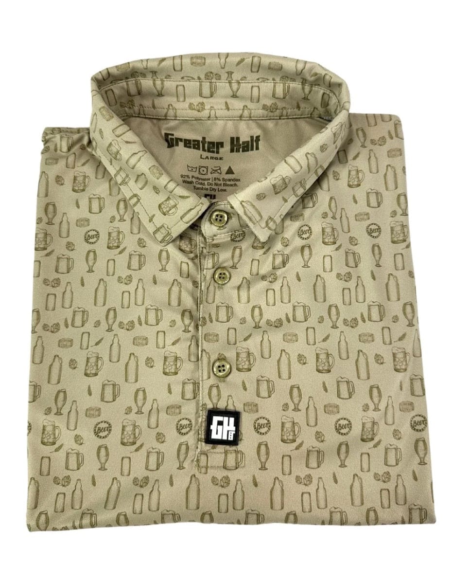 Beer Me Polo Golf Polo Greater Half
