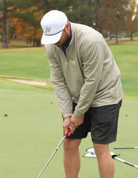 Thumbnail for Heathered Quarter Zip Quarter Zip Pullover Greater Half