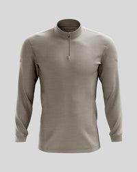 Thumbnail for Heathered Quarter Zip Quarter Zip Pullover Greater Half S