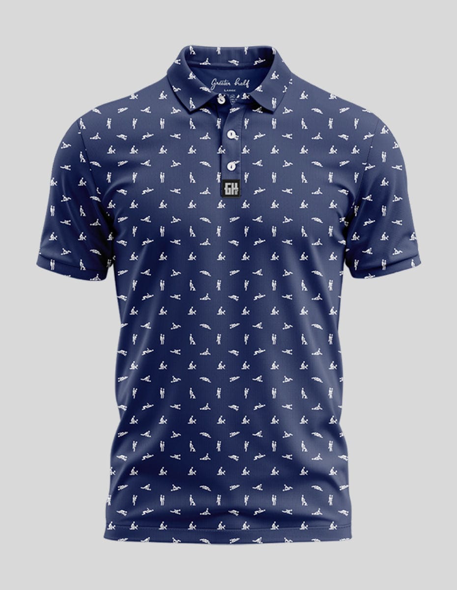 Sex Ed Polo Golf Polo Greater Half S Dark Blue