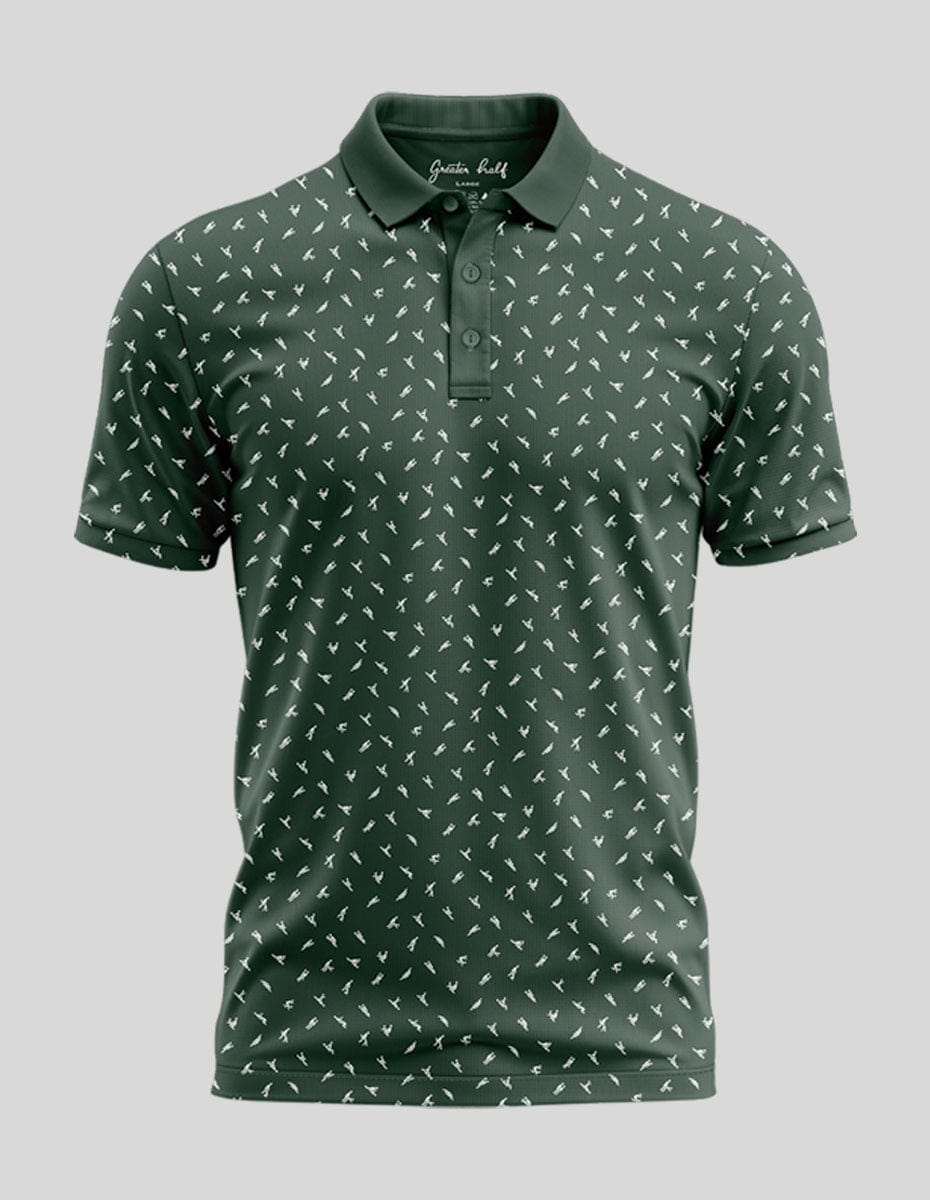 Sex Ed Polo Golf Polo Greater Half S Forest Green
