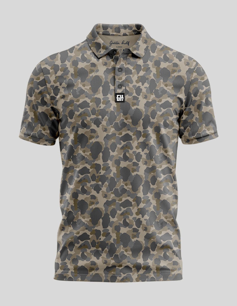 Frog Camo Polo – Greater Half
