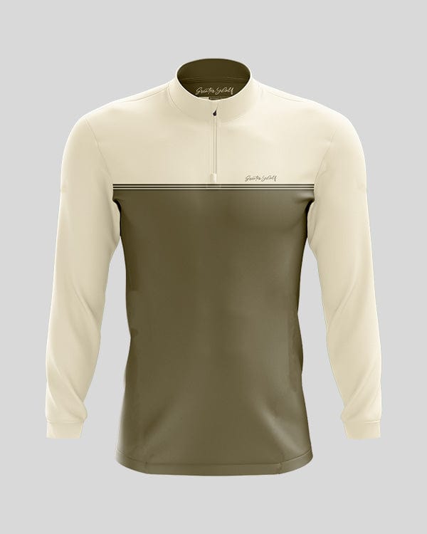 Flourish Quarter Zip Quarter Zip Pullover Greater Half Olive S