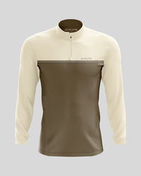 Thumbnail for Flourish Quarter Zip Quarter Zip Pullover Greater Half Walnut S