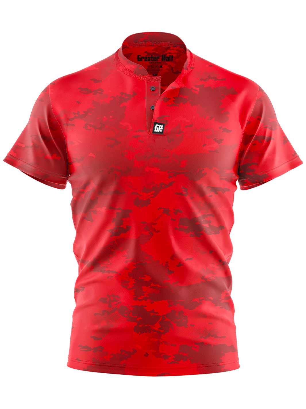Red Camo - Performance Polo - Greater Half